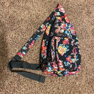 Vera Bradley Sling Backpack Pretty Posies
